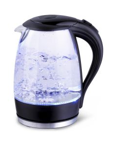 Waterkoker - Aigi Adena - LED Verlichting - 1.7 Liter - 2200 Watt - Mat Zwart - Glas