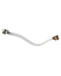 Thermostatische Regendoucheset - Leoni Rimbo - 22cm - Vierkante Hoofddouche - Staafhanddouche - RVS - Mat Zwart