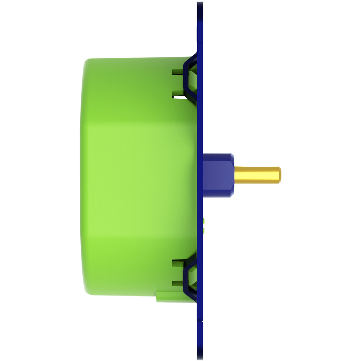 EcoDim - LED Dimmer - ECO-DIM.01 - Fase Aan- en Afsnijding RLC - Inbouw - Enkel Knop - 0-300W