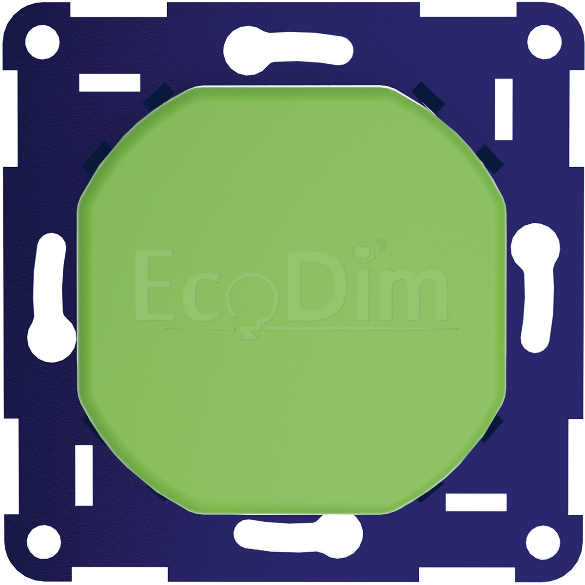 EcoDim - LED Dimmer - ECO-DIM.01 - Fase Aan- en Afsnijding RLC - Inbouw - Enkel Knop - 0-300W