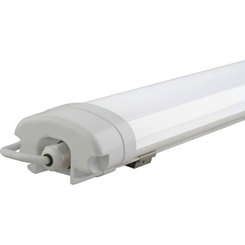 LED TL Armatuur - LED Balk - Niha - 36W - Waterdicht IP65 - Helder/Koud Wit 6400K - Kunststof - 120cm