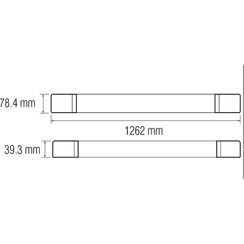 LED TL Armatuur - LED Balk - Niha - 36W - Waterdicht IP65 - Helder/Koud Wit 6400K - Kunststof - 120cm