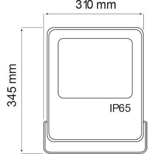 LED Bouwlamp 150 Watt - LED Schijnwerper - Helder/Koud Wit 6400K - Waterdicht IP65