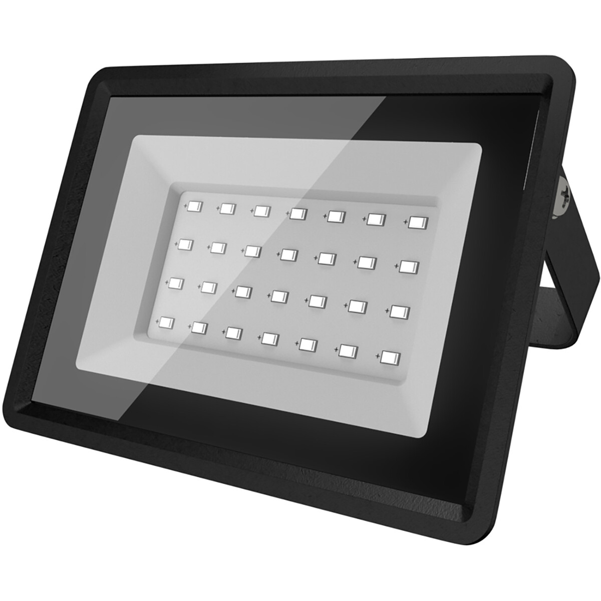 LED Breedstraler - Velvalux Glowlit - 20 Watt - Natuurlijk Wit 4000K - Waterdicht IP65 - Flikkervrij