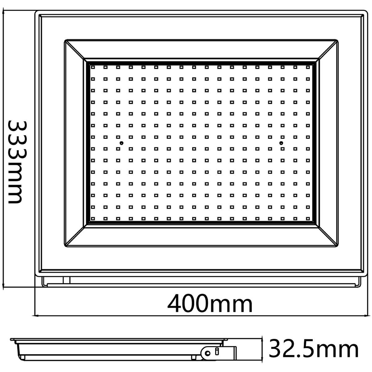 LED Breedstraler - Velvalux Glowlit - 200 Watt - Helder/Koud Wit 6500K - Waterdicht IP65 - Flikkervrij