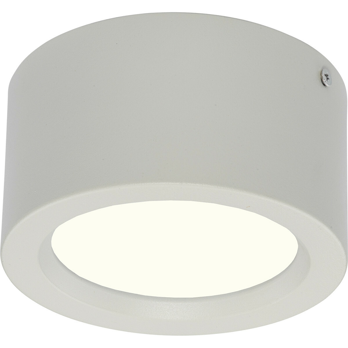 LED Downlight 6 Pack - Opbouw Rond Hoog 10W - Natuurlijk Wit 4200K - Mat Wit Aluminium - Ø140mm