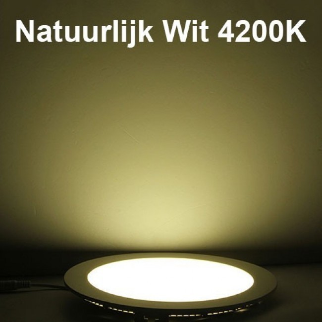 LED Downlight 6 Pack - Opbouw Rond Hoog 10W - Natuurlijk Wit 4200K - Mat Wit Aluminium - Ø140mm