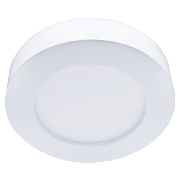 LED Downlight Pro - Aigi - Opbouw Rond 18W - Warm Wit 3000K - Mat Wit - Ø227mm