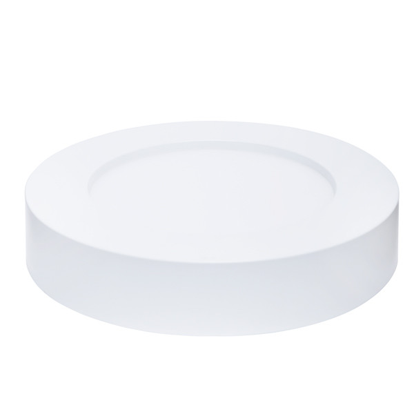 LED Downlight Pro - Aigi - Opbouw Rond 20W - Warm Wit 3000K - Mat Wit - Ø247mm