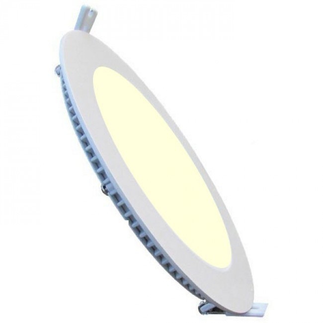 LED Downlight Slim 6 Pack - Inbouw Rond 3W - Dimbaar - Warm Wit 2700K - Mat Wit Aluminium - Ø83mm