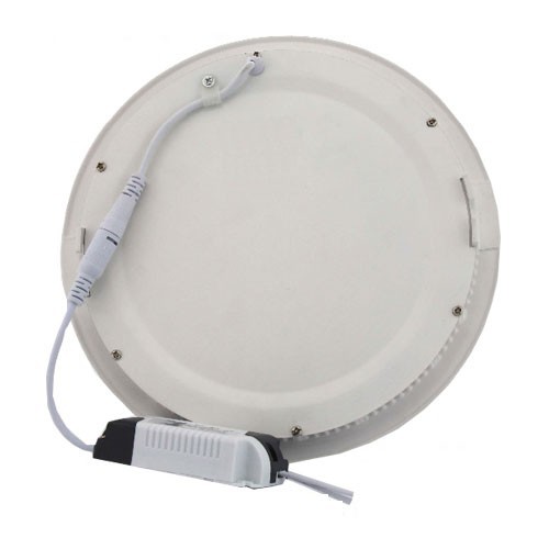 LED Downlight Slim - Inbouw Rond 9W - Natuurlijk Wit 4200K - Mat Wit Aluminium - Ø146mm