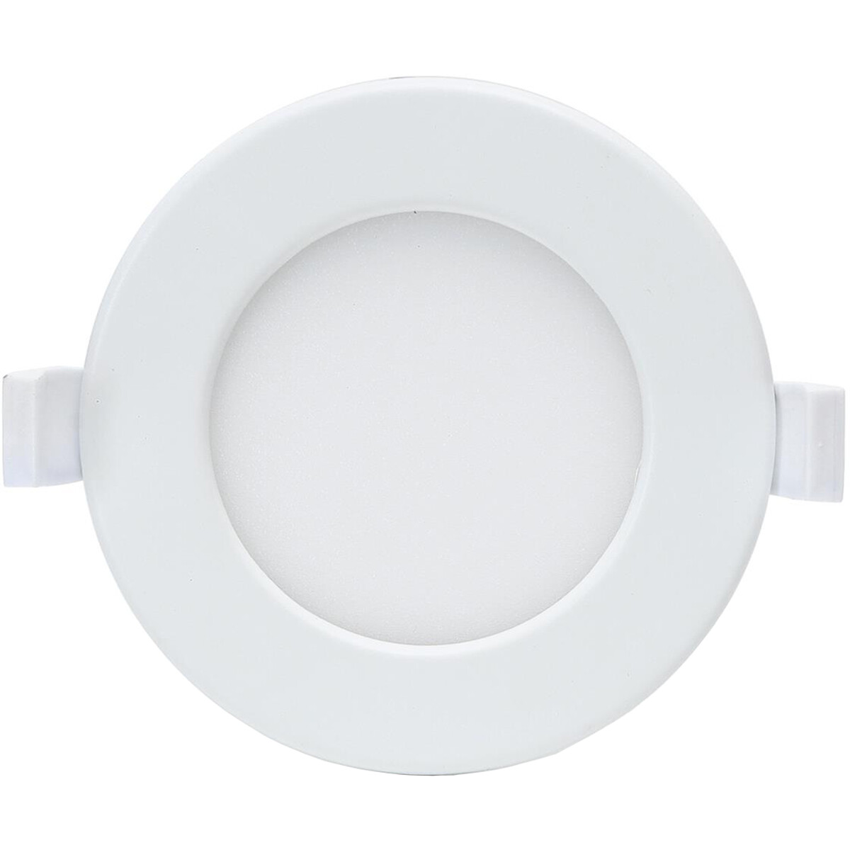 LED Downlight - Smart LED - Wifi LED - Slimme LED - Aigi Zumba - 6W - Aanpasbare Kleur - Inbouw Rond - Mat Wit - Aluminium - Ø115mm