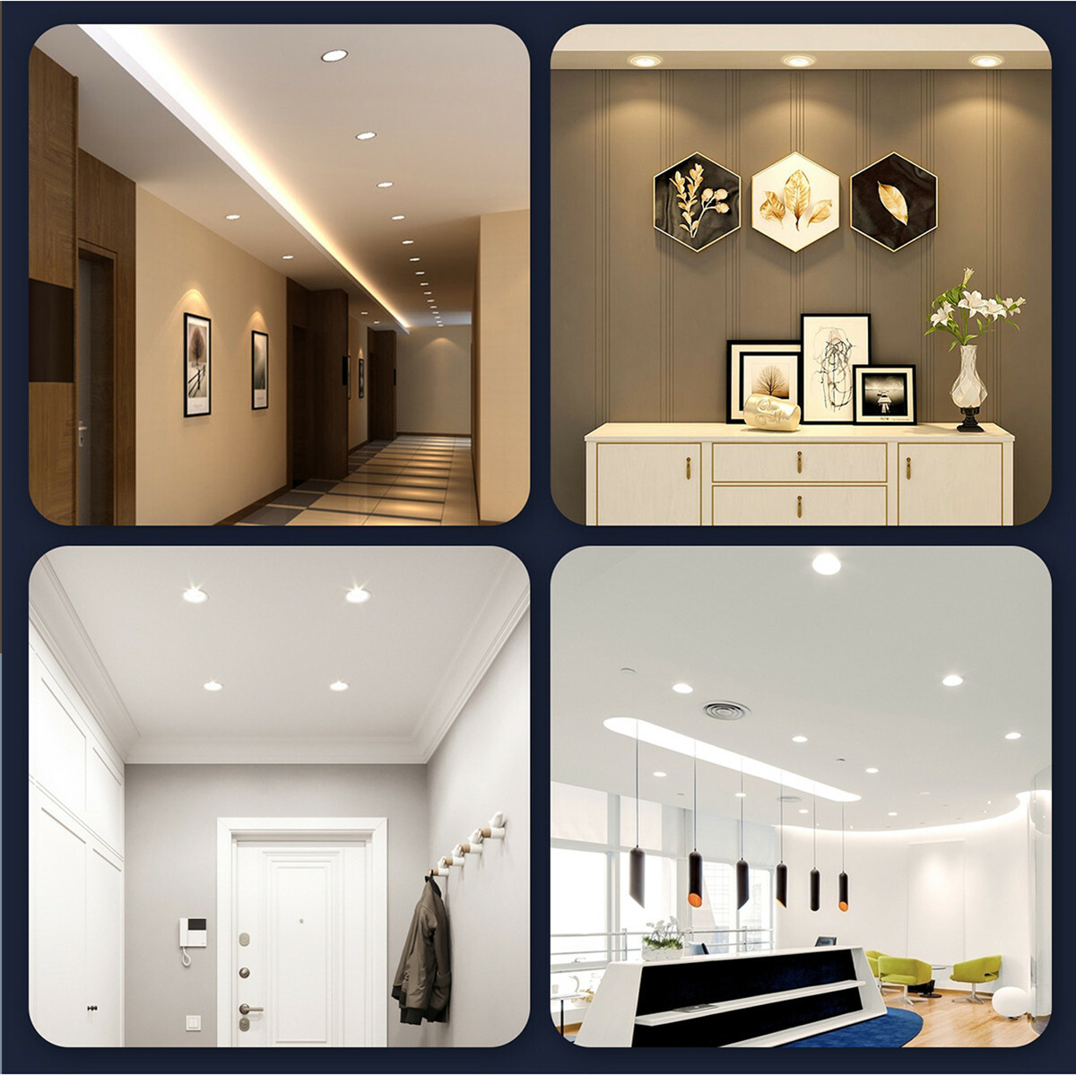 LED Downlight - Smart LED - Wifi LED - Slimme LED - Aigi Zumba - 6W - Helder/Koud Wit 6500K - Inbouw Rond - Mat Wit - Aluminium - Ø115mm