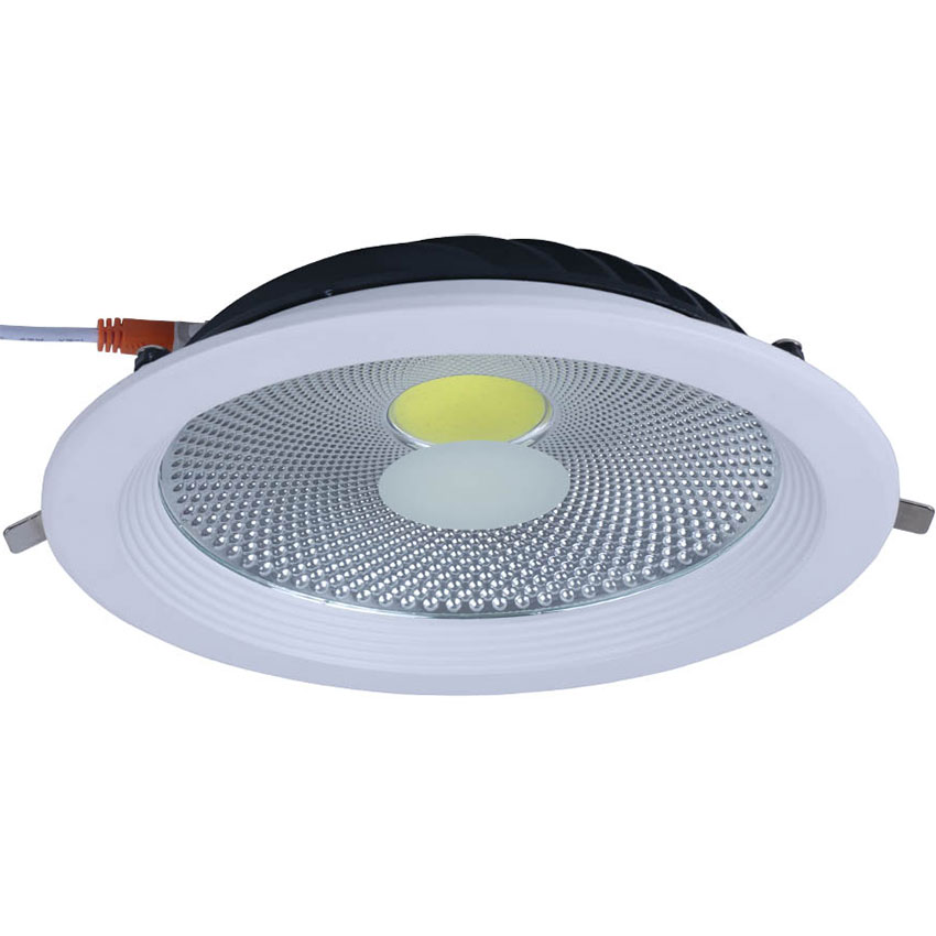 LED Downlight - Verona - Inbouw Rond 15W - Helder/Koud Wit 6400K - Mat Wit Aluminium - Ø170mm