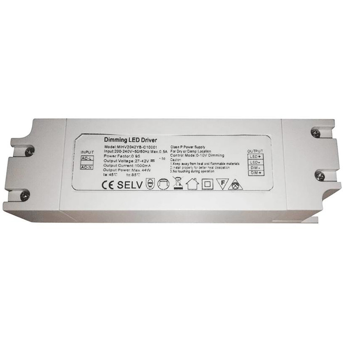 LED Driver - Trafo - Transformator -  Aigi - Dimbaar - 40W - 1-10V