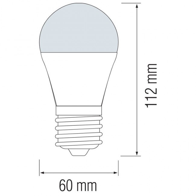 LED Lamp 10 Pack - E27 Fitting - 12W - Helder/Koud Wit 6500K