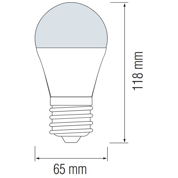 LED Lamp 10 Pack - E27 Fitting - 15W - Natuurlijk Wit 4200K