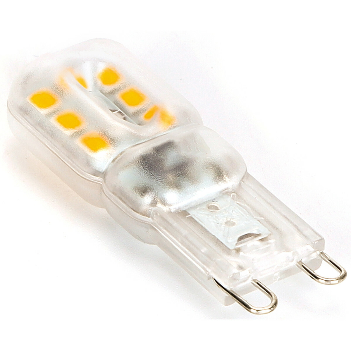 LED Lamp 10 Pack - Velvalux - G9 Fitting - Dimbaar - 3W - Warm Wit 3000K - Transparant | Vervangt 32W