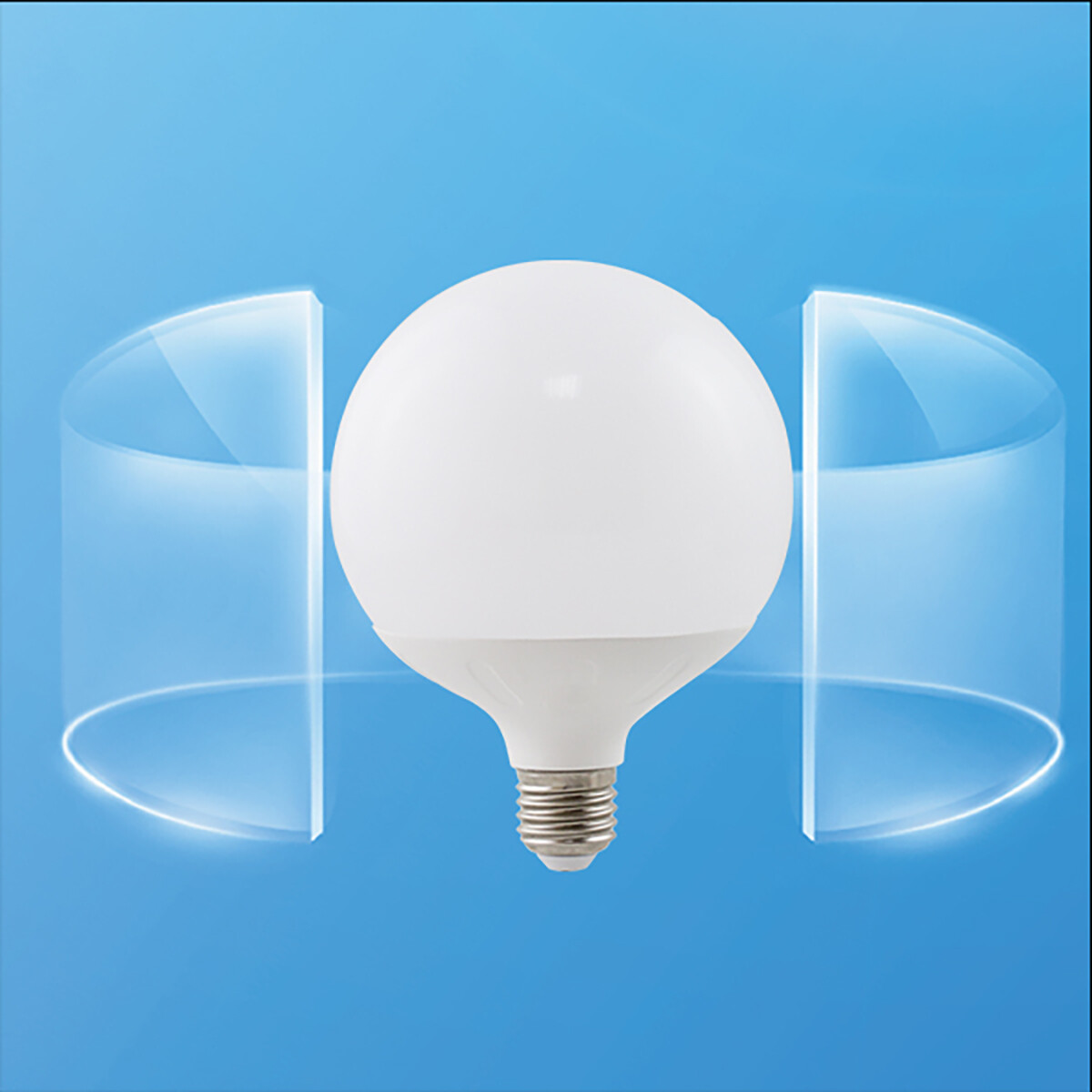 LED Lamp - Aigi Lido - Bulb G120 - E27 Fitting - 20W - Natuurlijk Wit 4000K - Wit