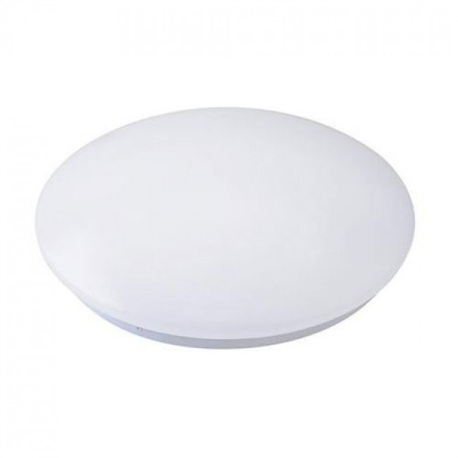 LED Plafondlamp - Basic - Opbouw Rond 15W - Natuurlijk Wit 4200K - Mat Wit Aluminium - Ø230mm