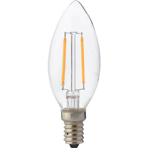 LED Lamp - Kaarslamp - Filament - E14 Fitting - 2W - Natuurlijk Wit 4200K