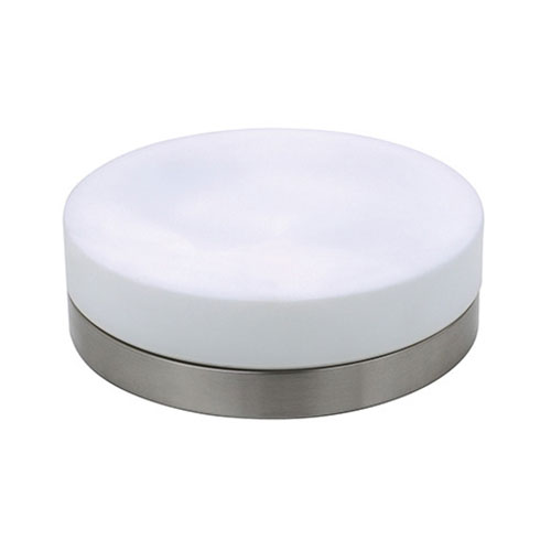 LED Plafondlamp - Opbouw Rond - E27 - Mat Chroom Aluminium - Ø285mm