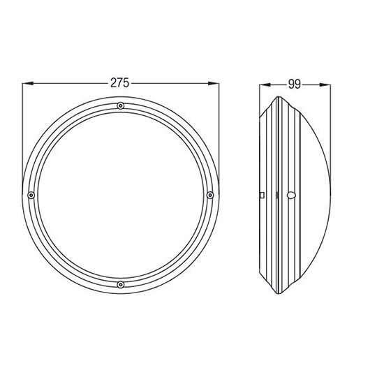 LED Plafondlamp - Badkamerlamp - Aquin - Waterdicht IP65 - E27 Fitting - Opbouw - Rond - Zilver