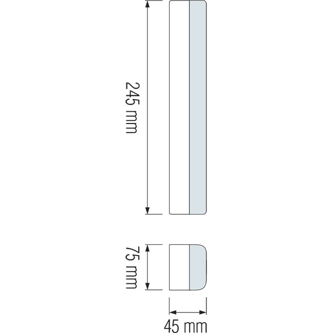 LED Noodverlichting - Maldy - Opbouw - 13W - Inclusief Pictogrammen