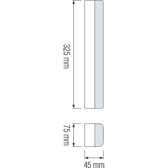 LED Noodverlichting - Maldy - Opbouw - 16W - Inclusief Pictogrammen