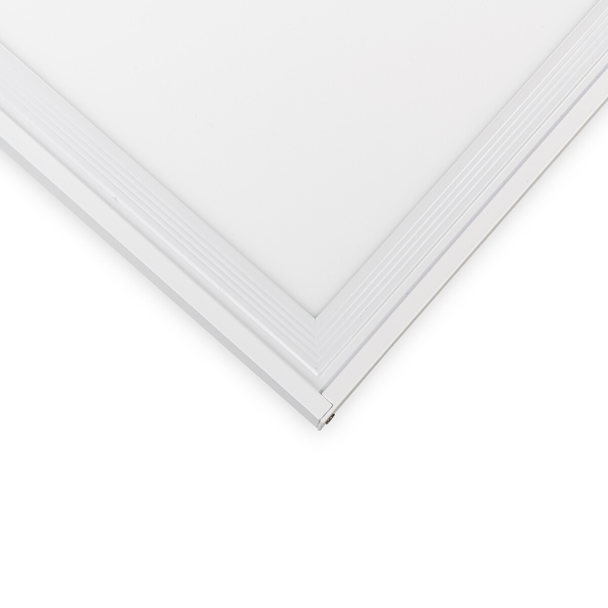 LED Paneel - Aigi Clena - 60x60 Helder/Koud Wit 6000K - 40W Opbouw Vierkant - Mat Wit - Flikkervrij