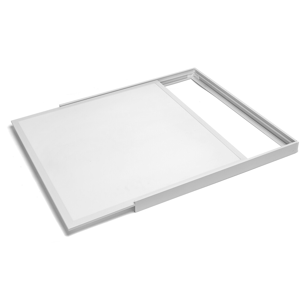 LED Paneel 60x60 - Velvalux Lumis - Natuurlijk Wit 4000K - 36W - Opbouw - Vierkant - Wit - Flikkervrij