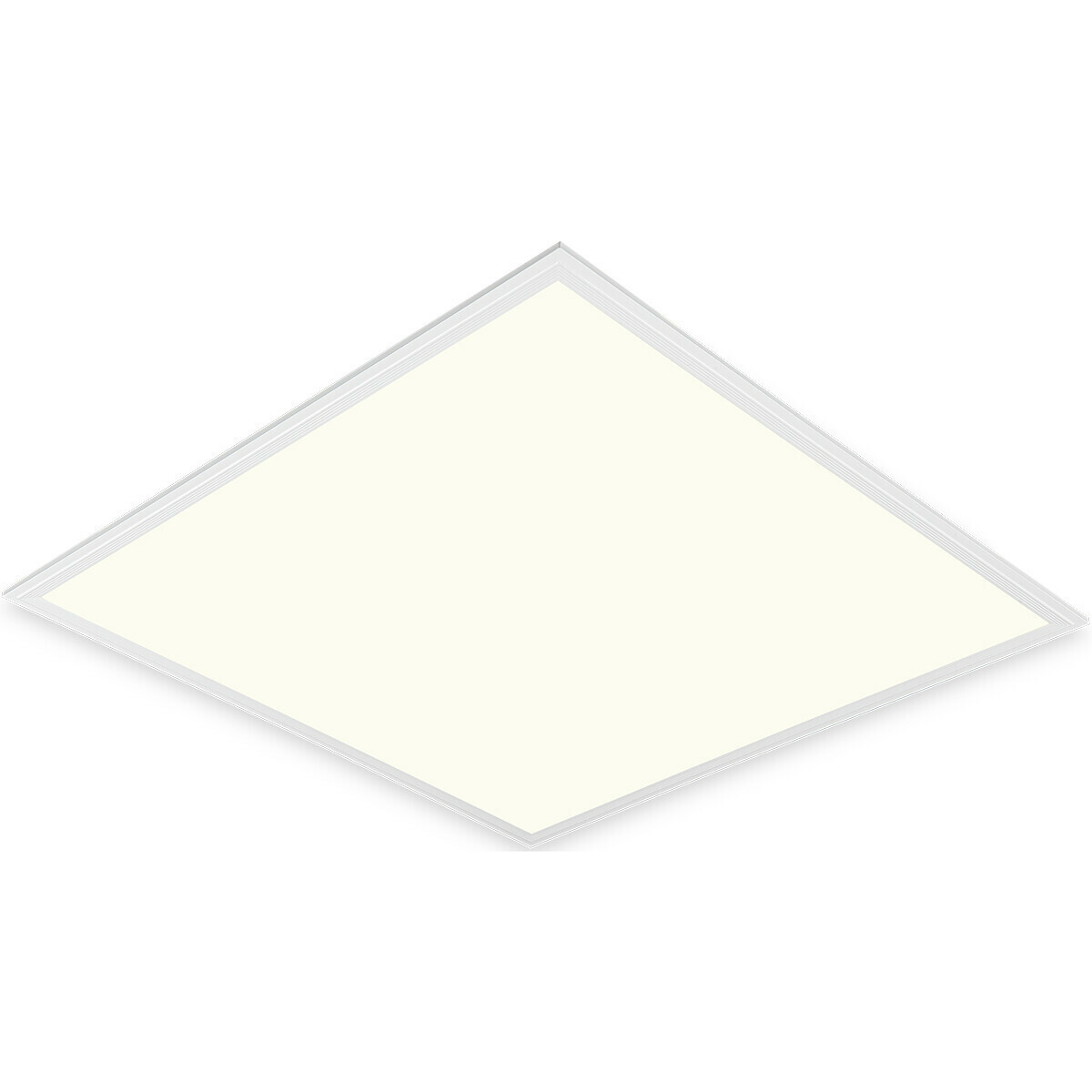 LED Paneel - Aigi Clena - Dimbaar - 60x60 Natuurlijk Wit 4000K - 40W Inbouw Vierkant - Mat Wit - Flikkervrij