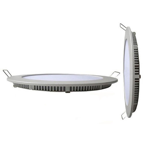 LED Downlight Slim - Inbouw Rond 3W - Dimbaar - Warm Wit 2700K - Mat Wit Aluminium - Ø83mm