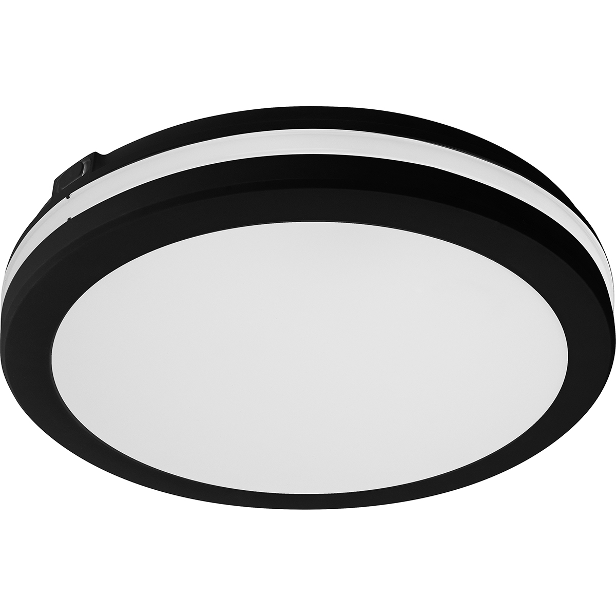 LED Plafondlamp - Kozolux Scarly - 30W 2700lm - Helder/Koud Wit 6400K - IP65 - Rond - Zwart