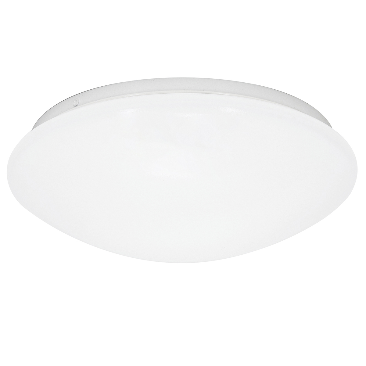 LED Plafondlamp met Sensor - Velvalux - 12W 1300lm - Natuurlijk Wit 4000K - Spatwaterdicht IP44 - Opbouw - Rond - Wit