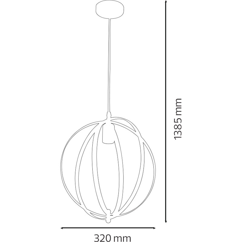 LED Hanglamp - Hangverlichting - Newty - Industrieel - Rond - Mat Zwart Aluminium - E27