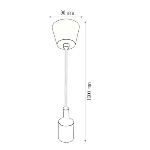 LED Hanglamp - Hangverlichting - Turno - Rond - Mat Bruin Kunststof - E27