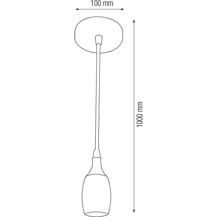 LED Hanglamp - Hangverlichting - Woby - Industrieel - Rond - Mat Chroom Aluminium - E27