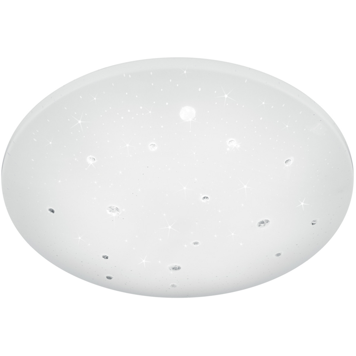 LED Plafondlamp - Badkamerlamp - Trion Acinoa - Spatwaterdicht IP44 - Dimbaar - 21W - Natuurlijk Wit 4000K - Rond - Mat Wit