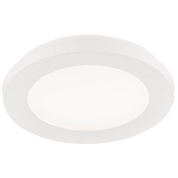 LED Plafondlamp - Badkamerlamp - Trion Camy - Opbouw Rond 9W - Spatwaterdicht IP44 - Dimbaar - Warm Wit 3000K - Mat Wit