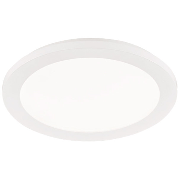 LED Plafondlamp - Badkamerlamp - Trion Camy - Opbouw Rond 13W - Spatwaterdicht IP44 - Dimbaar - Warm Wit 3000K - Mat Wit