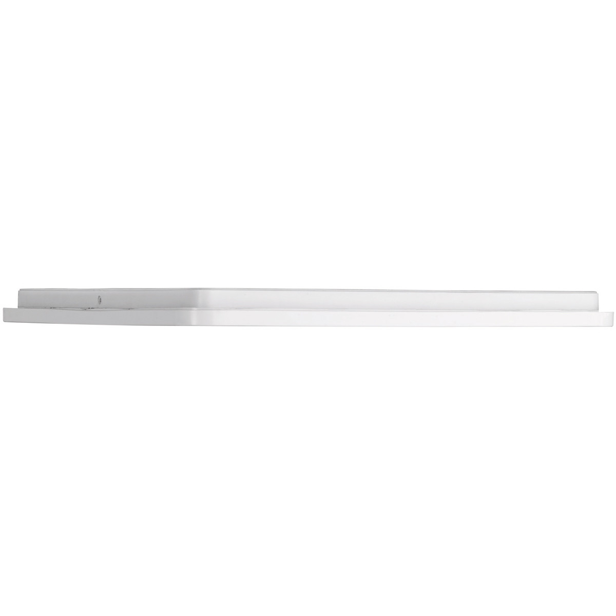 LED Plafondlamp - Badkamerlamp - Trion Camy - Opbouw Vierkant 22W - Spatwaterdicht IP44 - Dimbaar - Warm Wit 3000K - Mat Wit