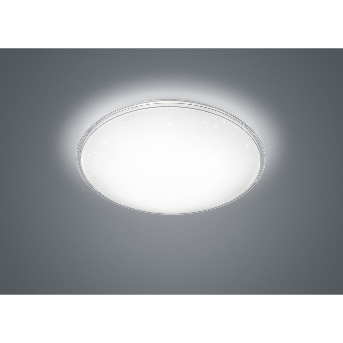 LED Plafondlamp - Trion Kanimo - 21W - Natuurlijk Wit 4000K - Dimbaar - Rond - Mat Wit - Kunststof