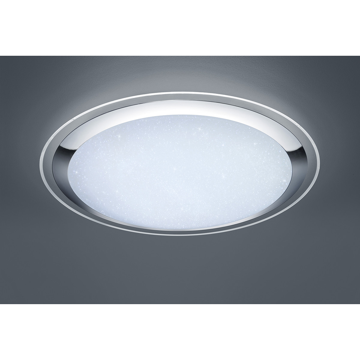 LED Plafondlamp - Trion Mikany - 95W - Aanpasbare Kleur - Dimbaar - Afstandsbediening - Rond - Mat Wit