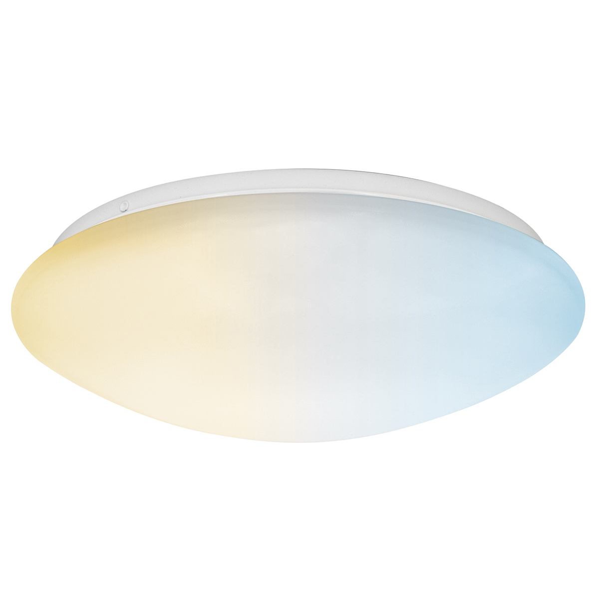 LED Plafondlamp - Velvalux - 12W 1300lm - Aanpasbare Lichtkleur CCT - Spatwaterdicht IP44 - Opbouw - Rond - Wit