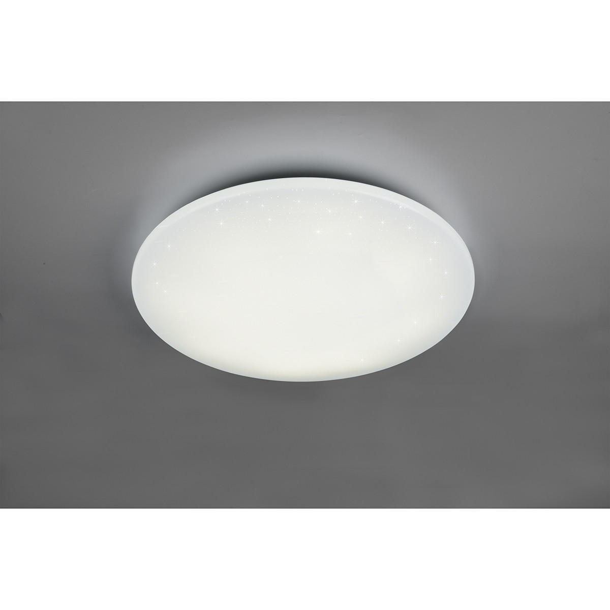 LED Plafondlamp WiZ - Smart LED - Trion Farlo - 32W - Aanpasbare Kleur - Dimbaar - Sterlicht - Rond - Mat Wit - Kunststof