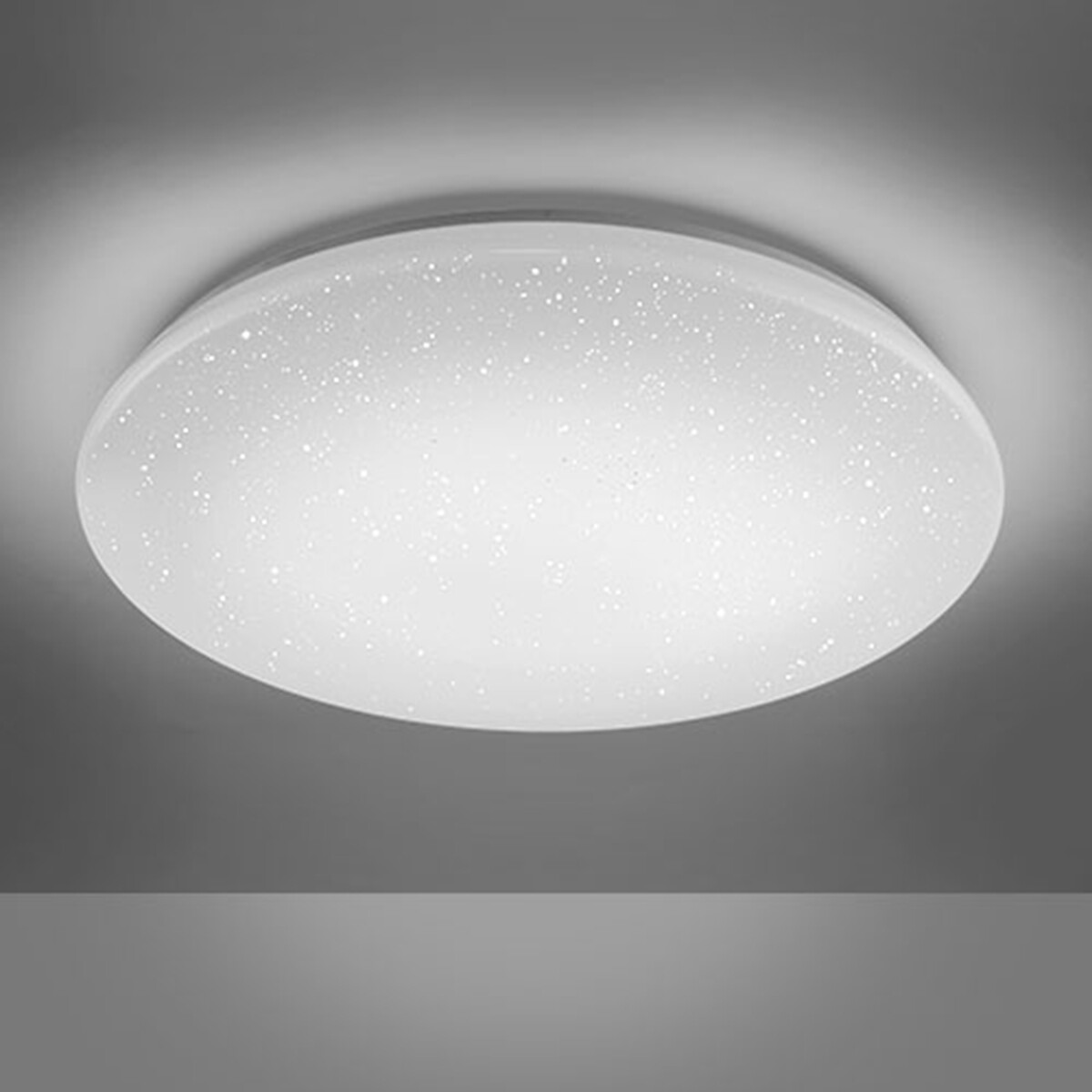 LED Plafondlamp WiZ - Smart LED - Trion Nilon - 40W - Aanpasbare Kleur - Dimbaar - Afstandsbediening - Sterlicht - Rond - Mat Wit - Kunststof