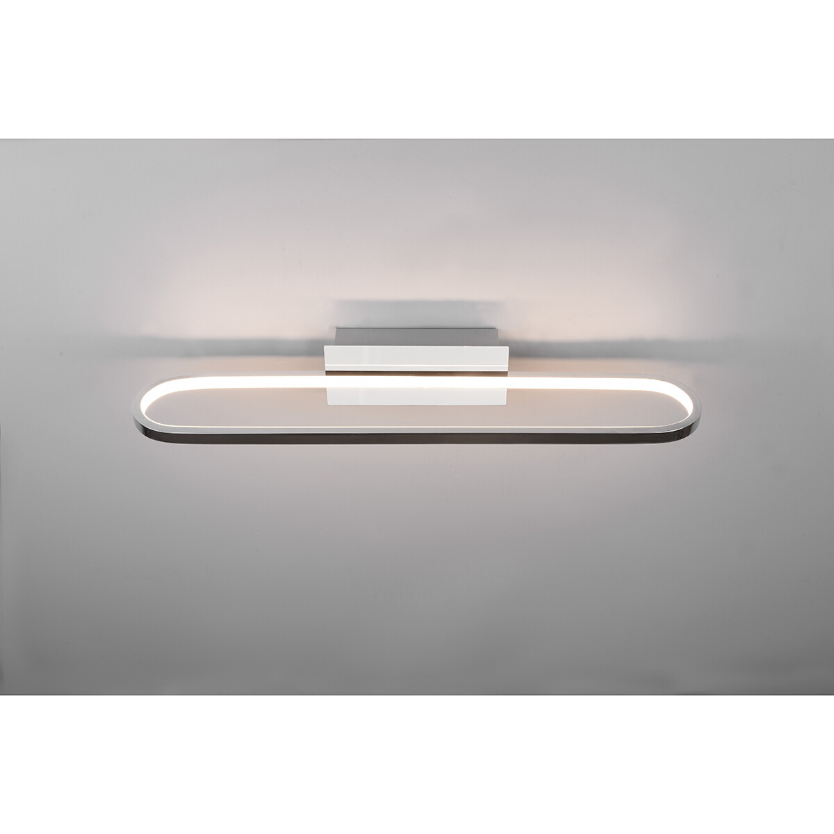 LED Spiegelverlichting - Trion Giando - 22W - Warm Wit 3000K - Spatwaterdicht IP44 - Glans Chroom - Aluminium