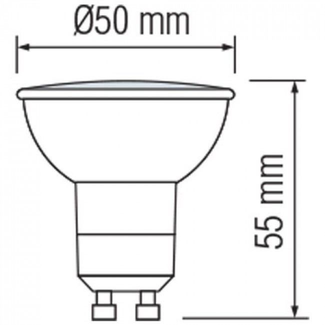 LED Spot 10 Pack - GU10 Fitting - Dimbaar - 6W - Natuurlijk Wit 4200K