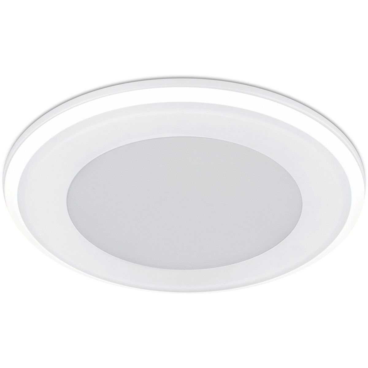 LED Spot - Inbouwspot - Trion Auran - 10W - Warm Wit 3000K - Rond - Mat Wit - Kunststof